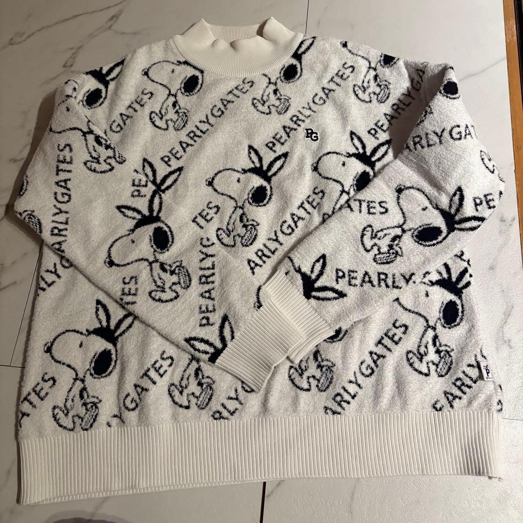 12月16日まで パーリーゲイツ PEARY GATESうさ耳スヌーピー 白