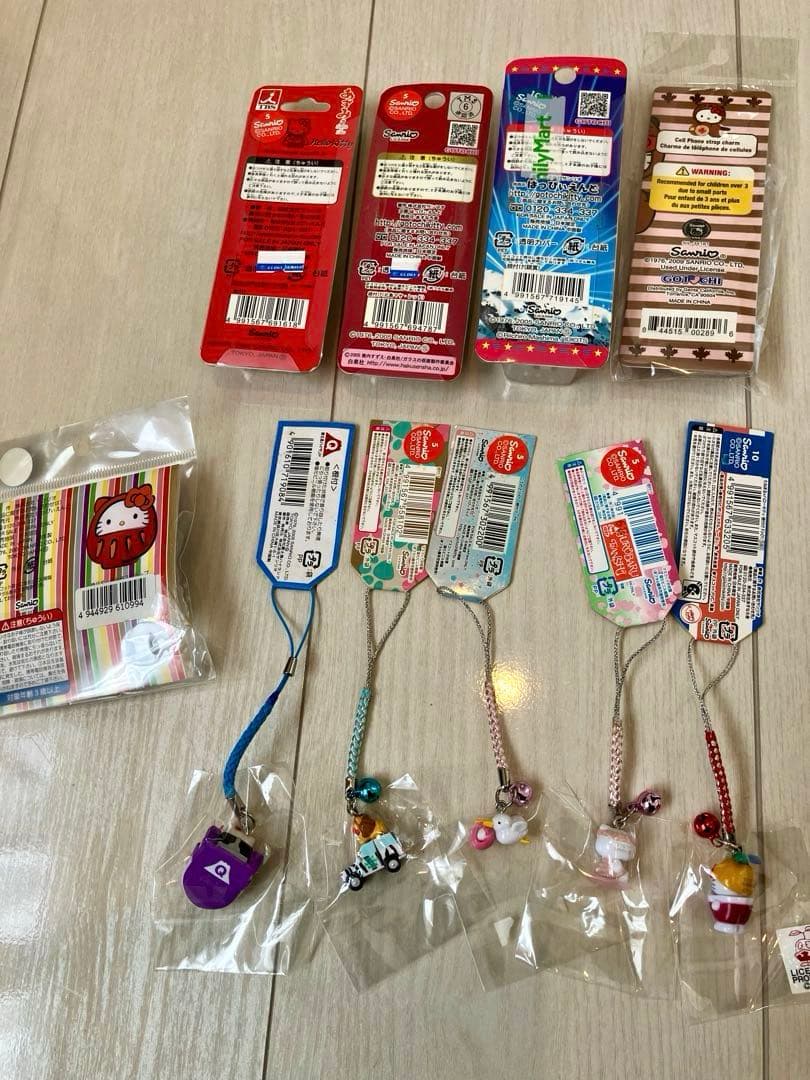 激レア◆新品未使用ご当地キティストラップまとめ売り36個セット根付けコレクション