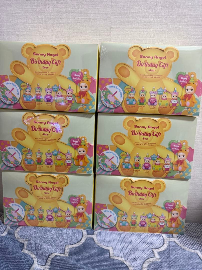Sonny Angel ソニーエンジェル バースデーギフト ベア 6BOX