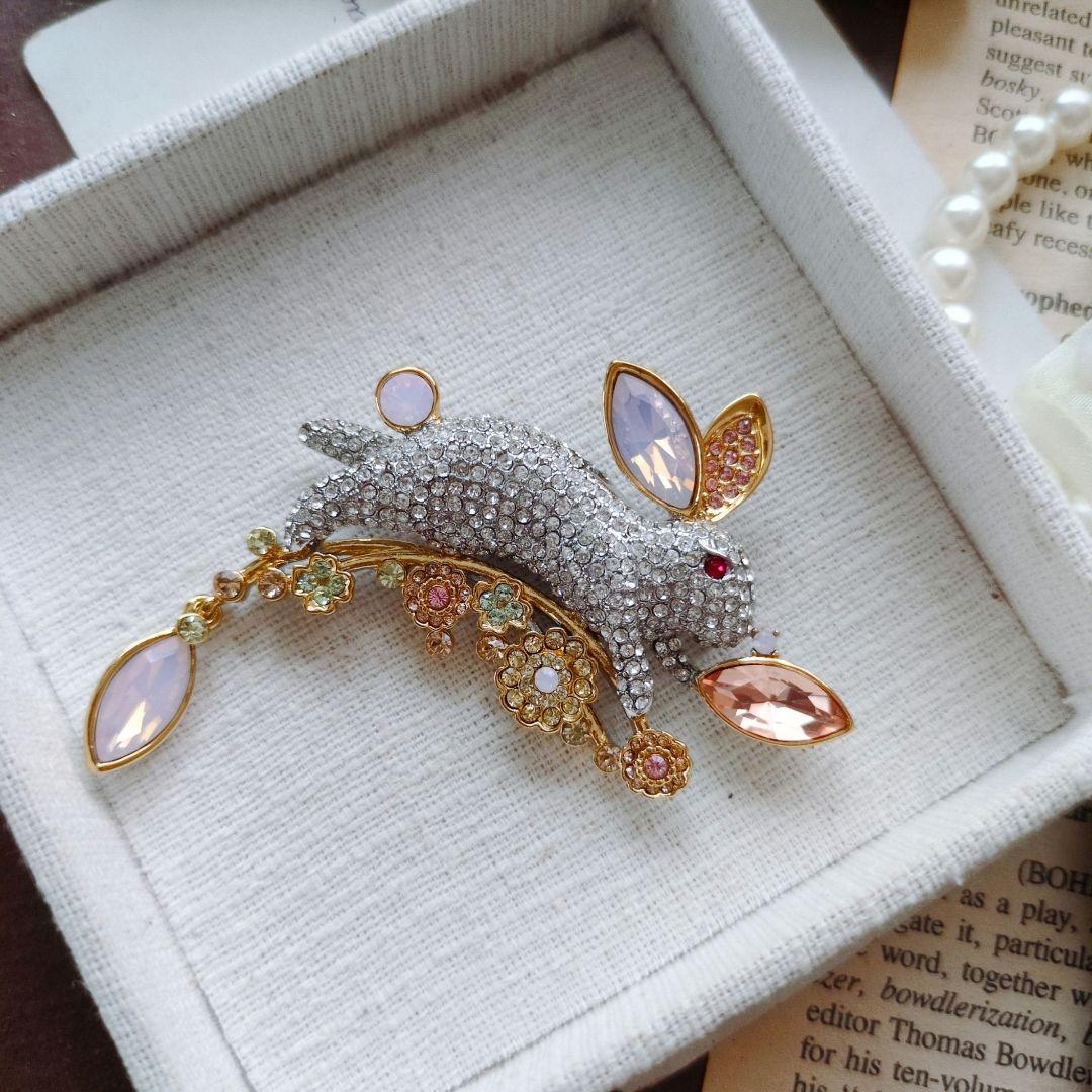 ABISTE アビステ 卯 ウサギ ブローチ ラビット 干支 2023 限定品