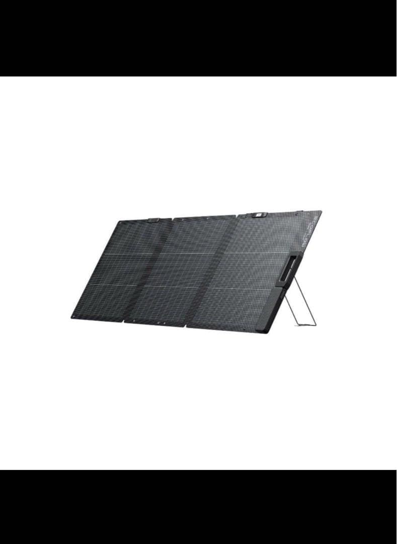新製品 EcoFlow 160W 軽量両面 ソーラーパネル