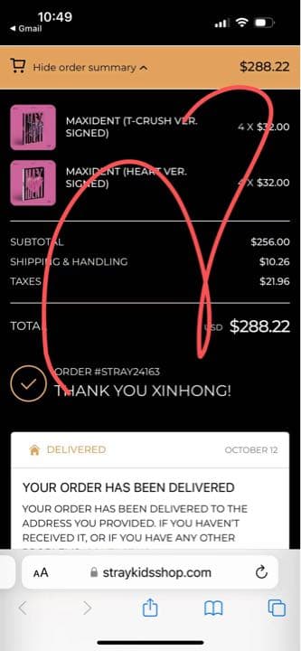 straykids リノ　トレカ　直筆サイン入り 公式