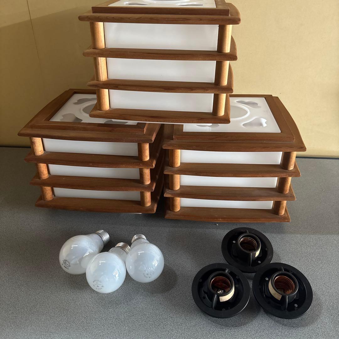 バラ売り可⭐️松下電工　スポットライト　天井照明　和風照明　シーリングライト　3灯