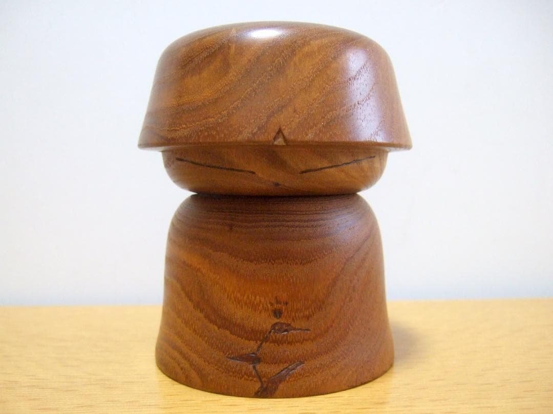 創作こけし ひろとし 2体まとめて Kokeshi dolls