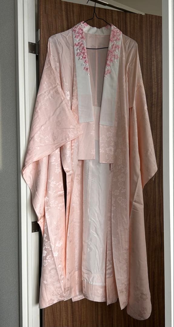 値段交渉OK！ 振袖 赤黒花柄 着物セット