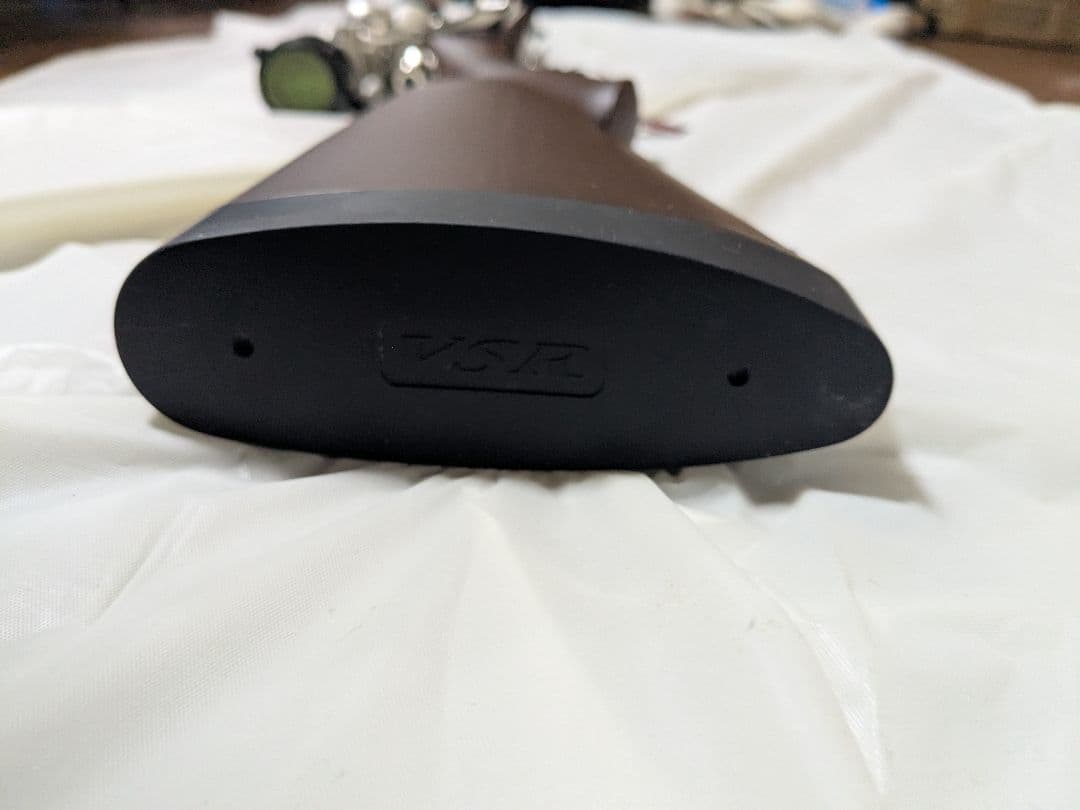 東京マルイプロハンターリアルショック木目調ストックVSR−10。今回最後の値下げ