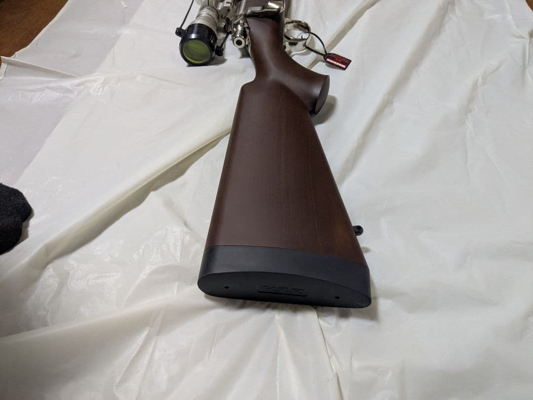 東京マルイプロハンターリアルショック木目調ストックVSR−10。今回最後の値下げ