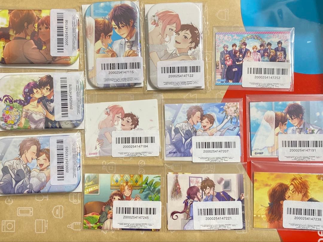 HoneyWorks くじ アクリルジオラマ スクエア缶バッジ ステッカー