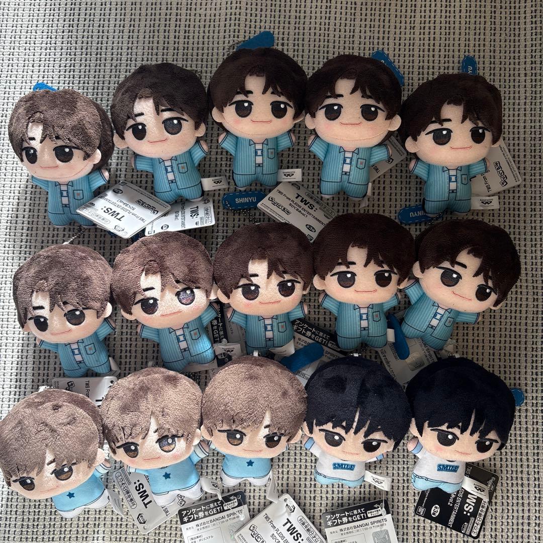 TWS トゥアス ナムコ限定 ちびぐるみ 15個 シンユ ドフン ジフン