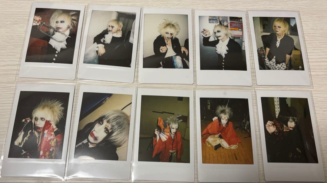 ⑩黒百合と影 烏名鳴 メメント・モリ 哀 チェキ 10枚セット