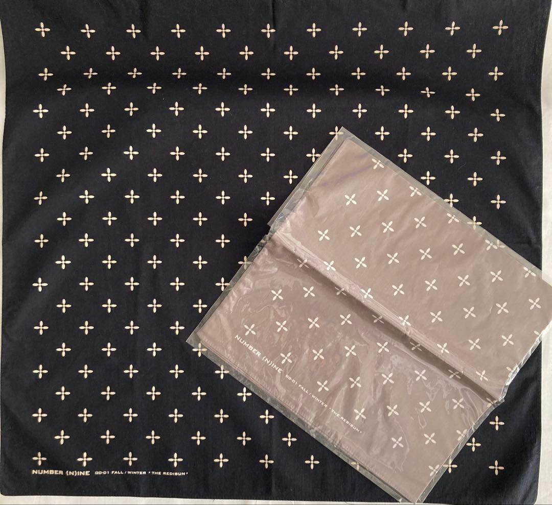 【未使用】希少NUMBER (N)INEクロスバンダナ　スカーフ
