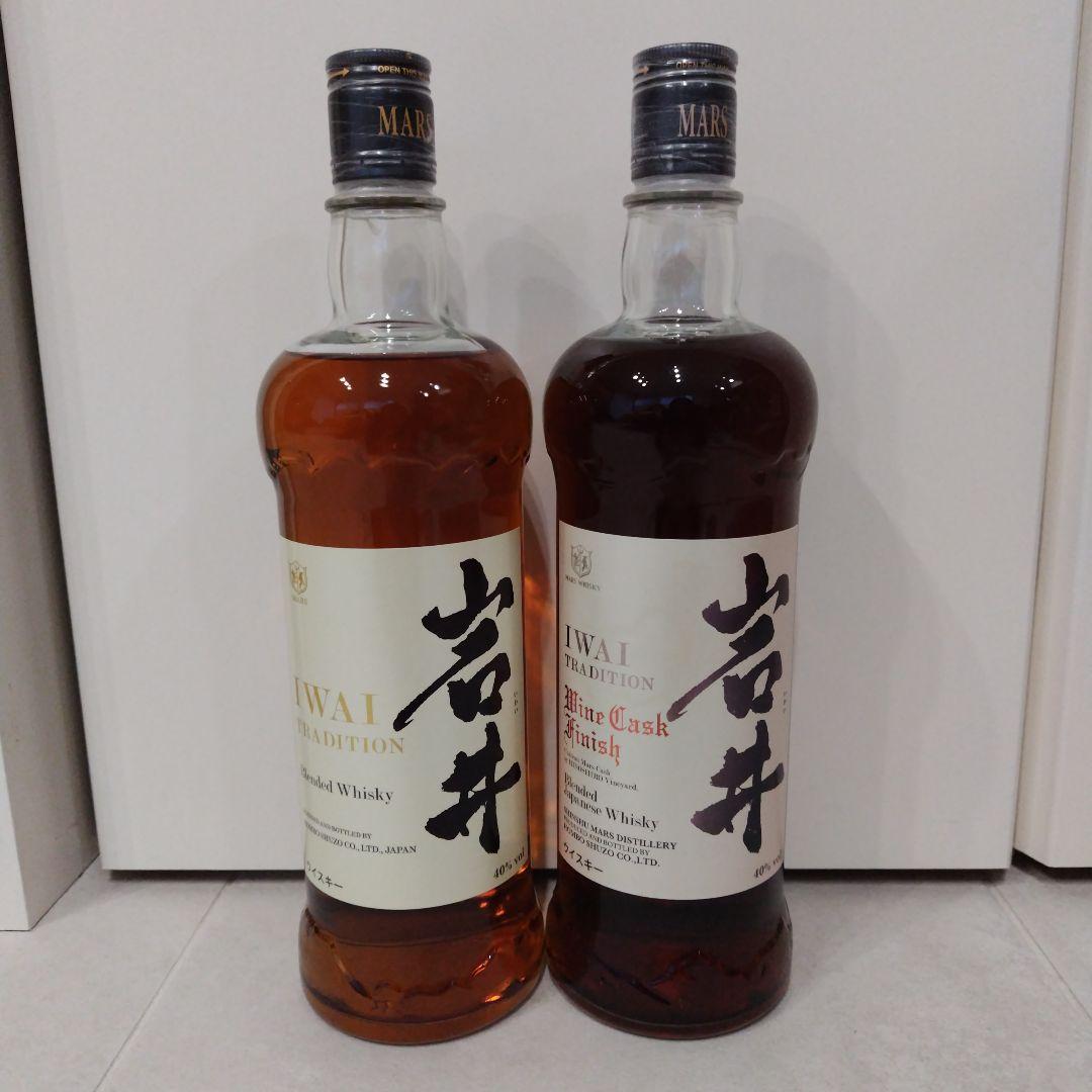 マルスウイスキー　岩井トラディション＆ 岩井ワインカスクフィニッシュ　２本セット