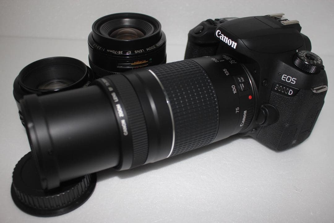 キャノンCanon EOS 9000D 標準&望遠&単焦点トリプルレンズセット