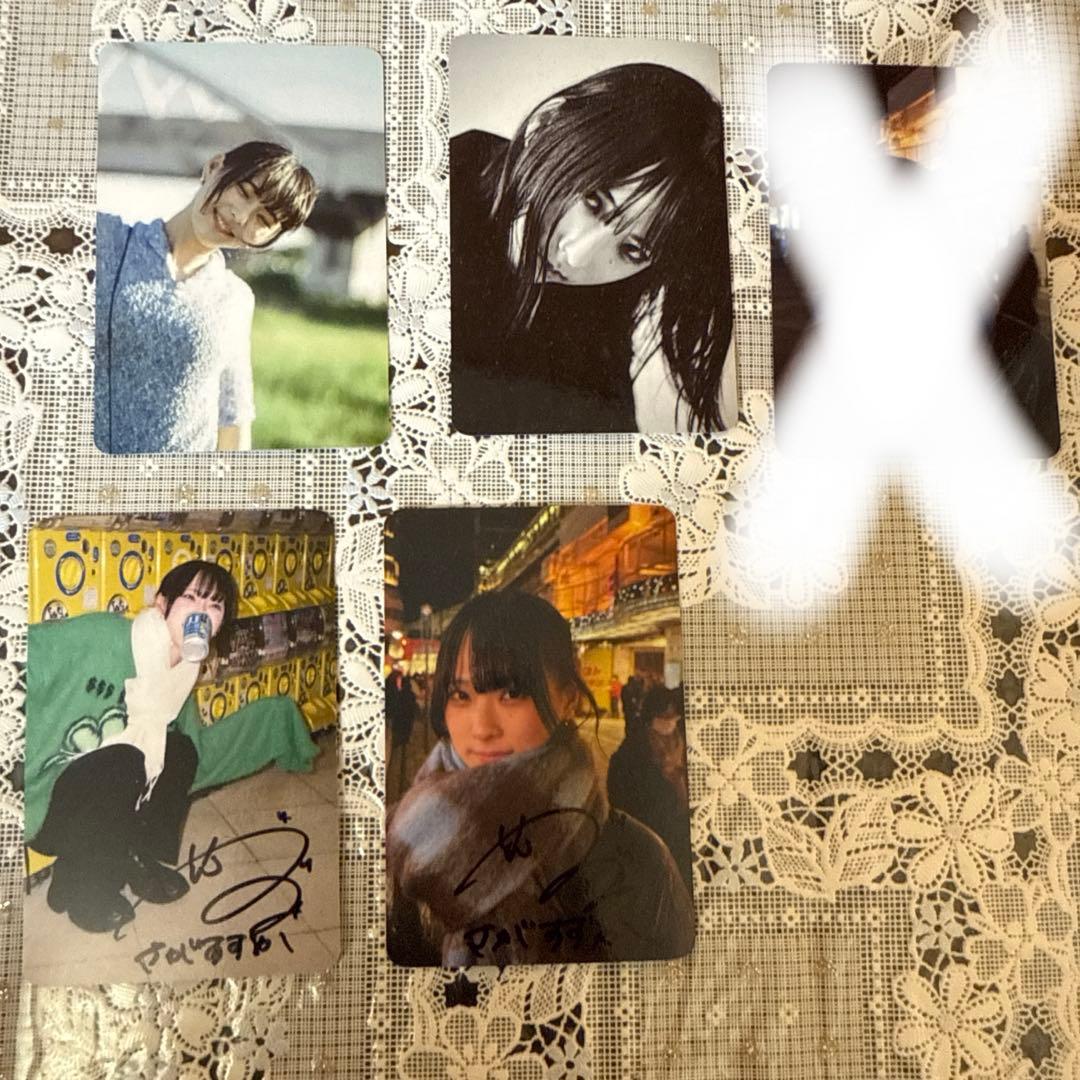 最終値下さがすずか　サイン入りブロマイド2枚セット