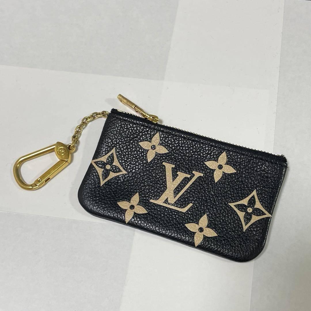 【極美品】ルイヴィトン モノグラム アンプラント ポシェット クレ バイカラー