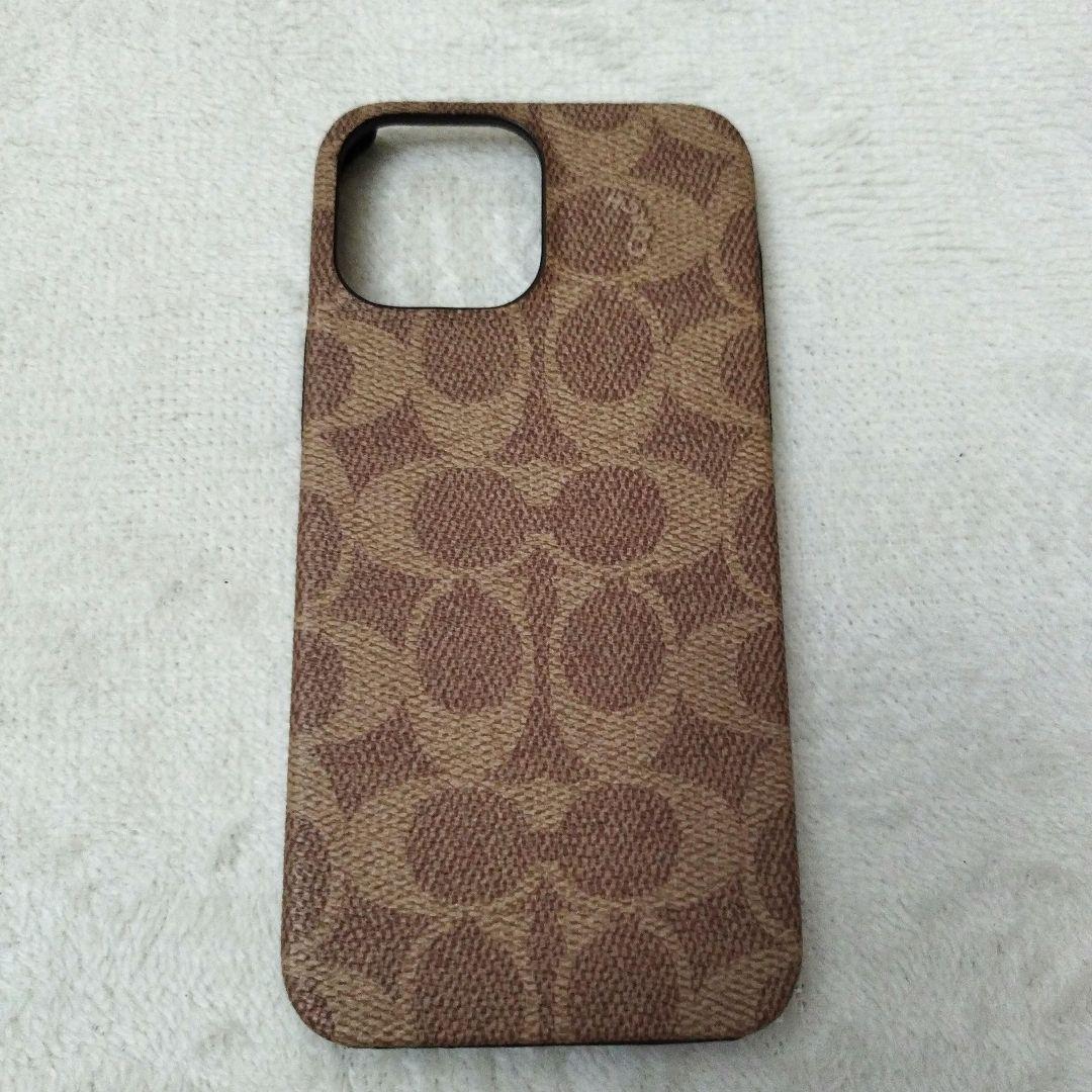 【美品】COACH　コーチ　iPhone 14 promax スマホケース
