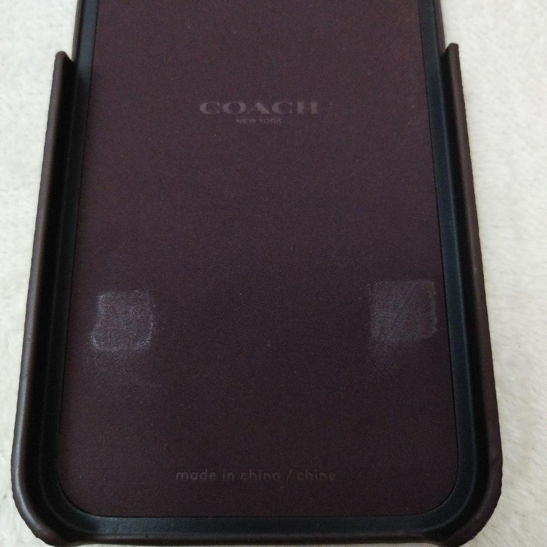 【美品】COACH　コーチ　iPhone 14 promax スマホケース