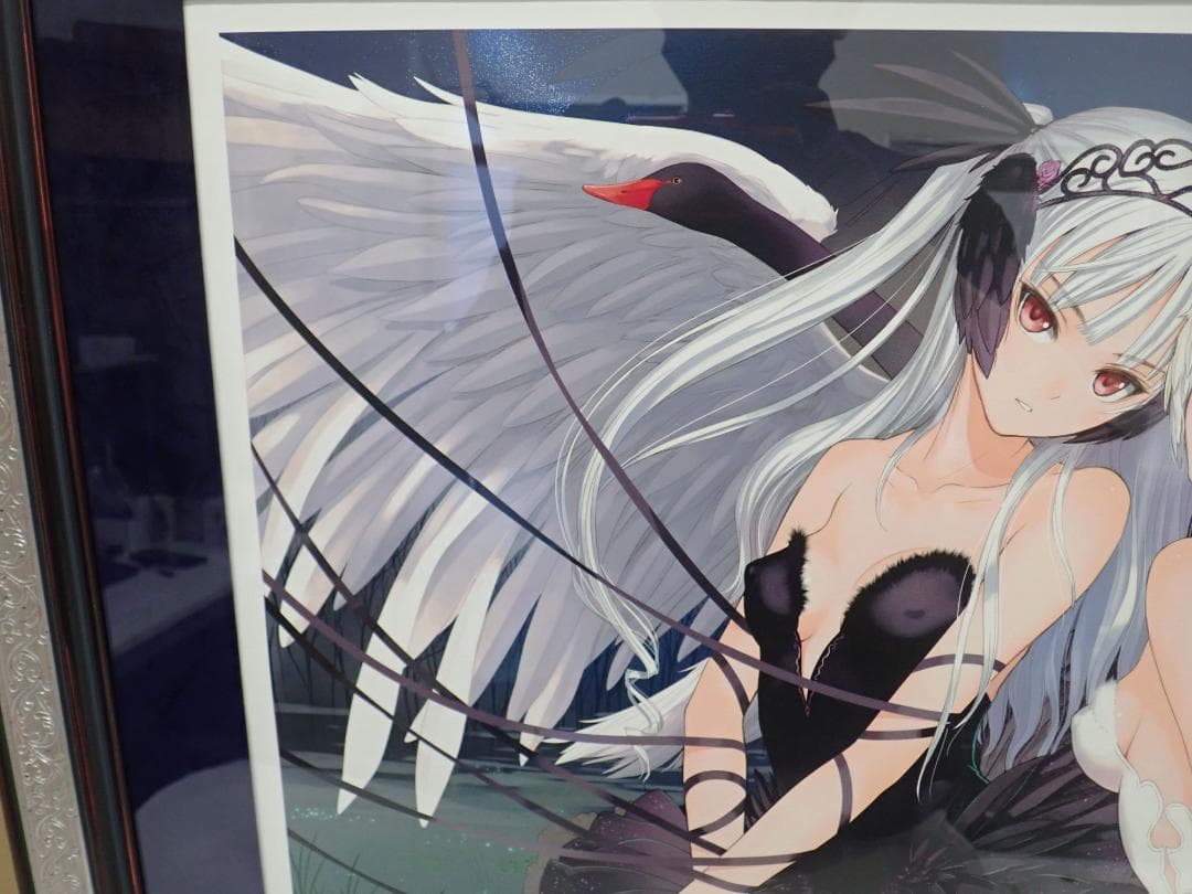 ㉘新品・保証書付 Tony　「白と黒のオデット」ミクスドメディア アールビバン