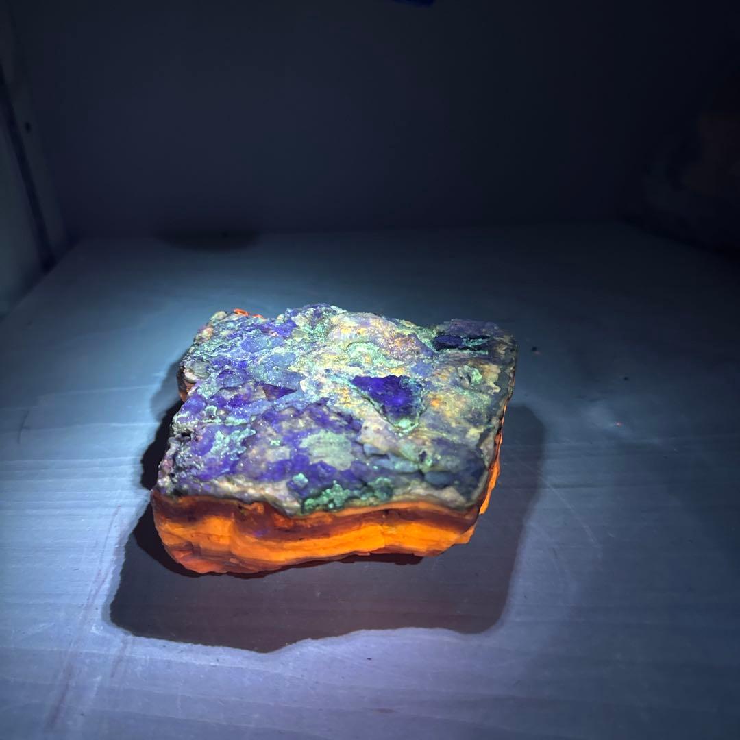 【11】北海道石　然別オパール　蛍光オパール592、588、197g