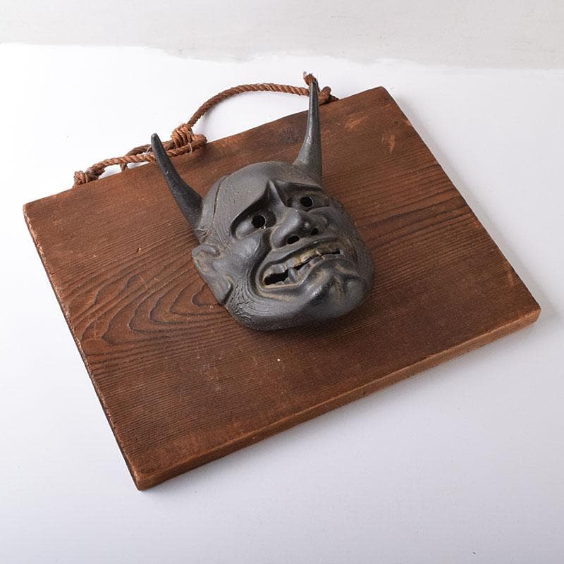 南部鉄器　能面　お面　般若　壁掛　C　7564C