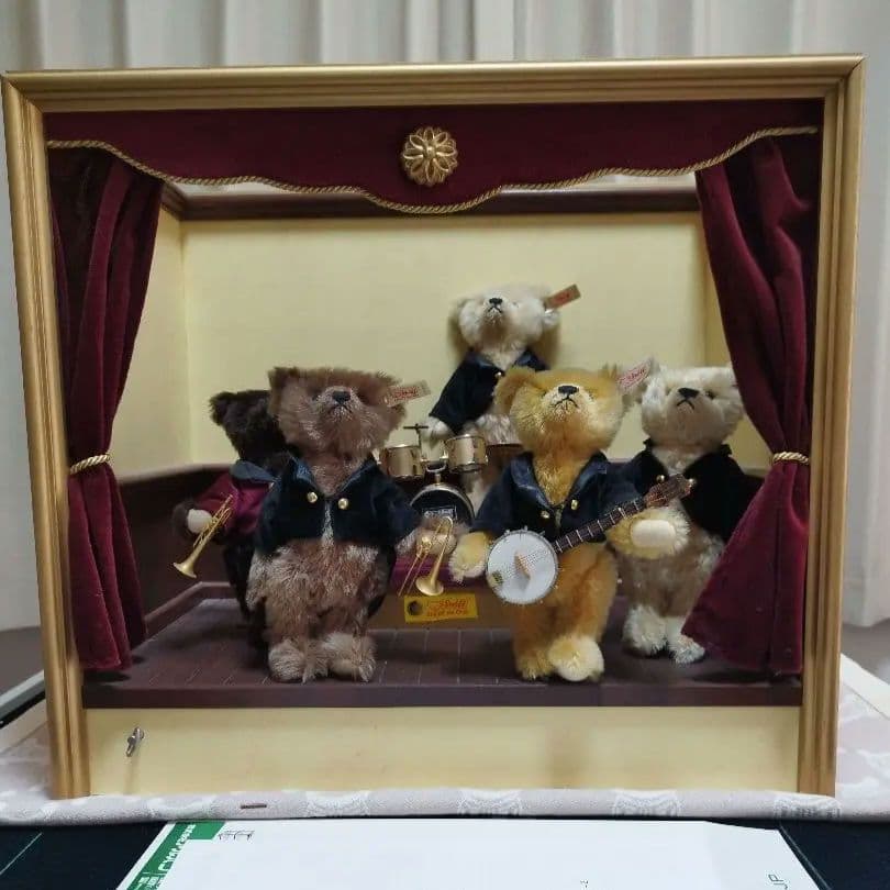 steiff シュタイフ　ミレニアム　ミュージカルバンドスタンド　テディベア