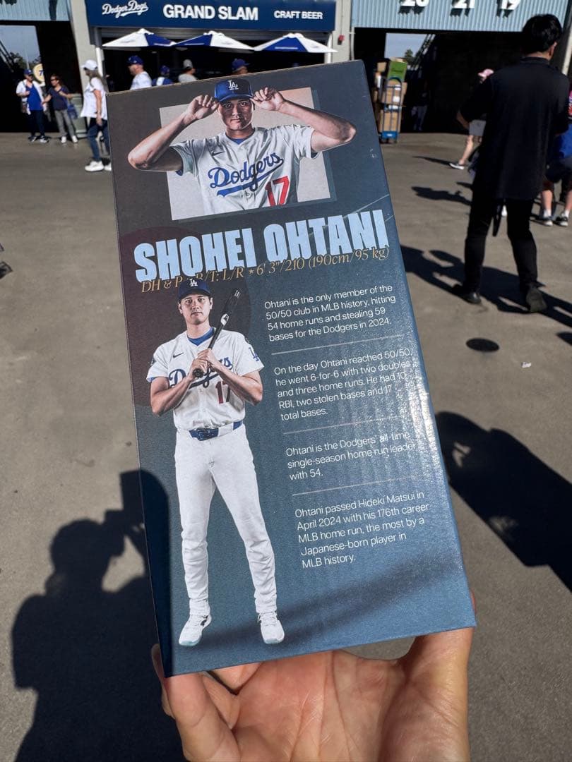 大谷翔平　ボブルヘッド　50/50 ホームラン　来場者限定　冊子付き