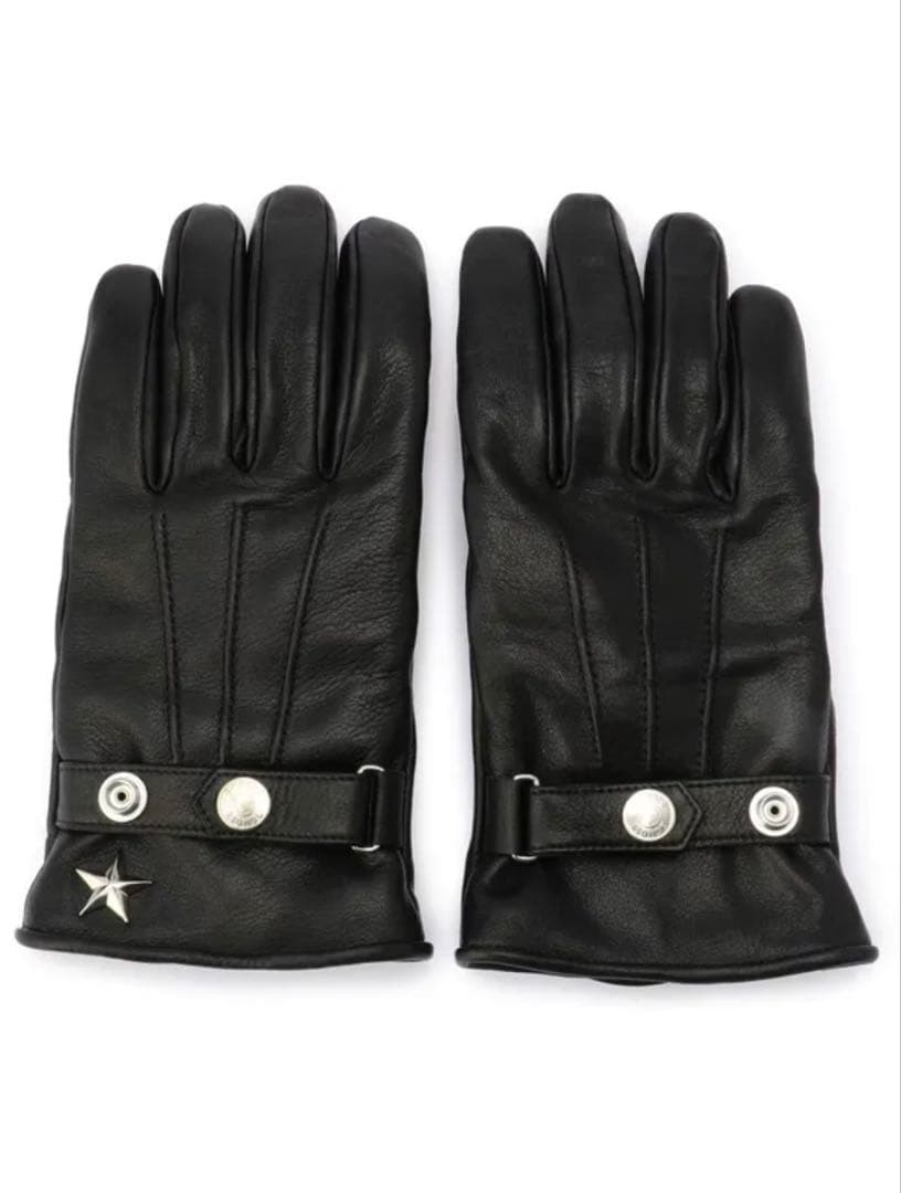 美品　SCHOTT ショット ワンスター レザーグローブ 手袋 L 牛革 黒