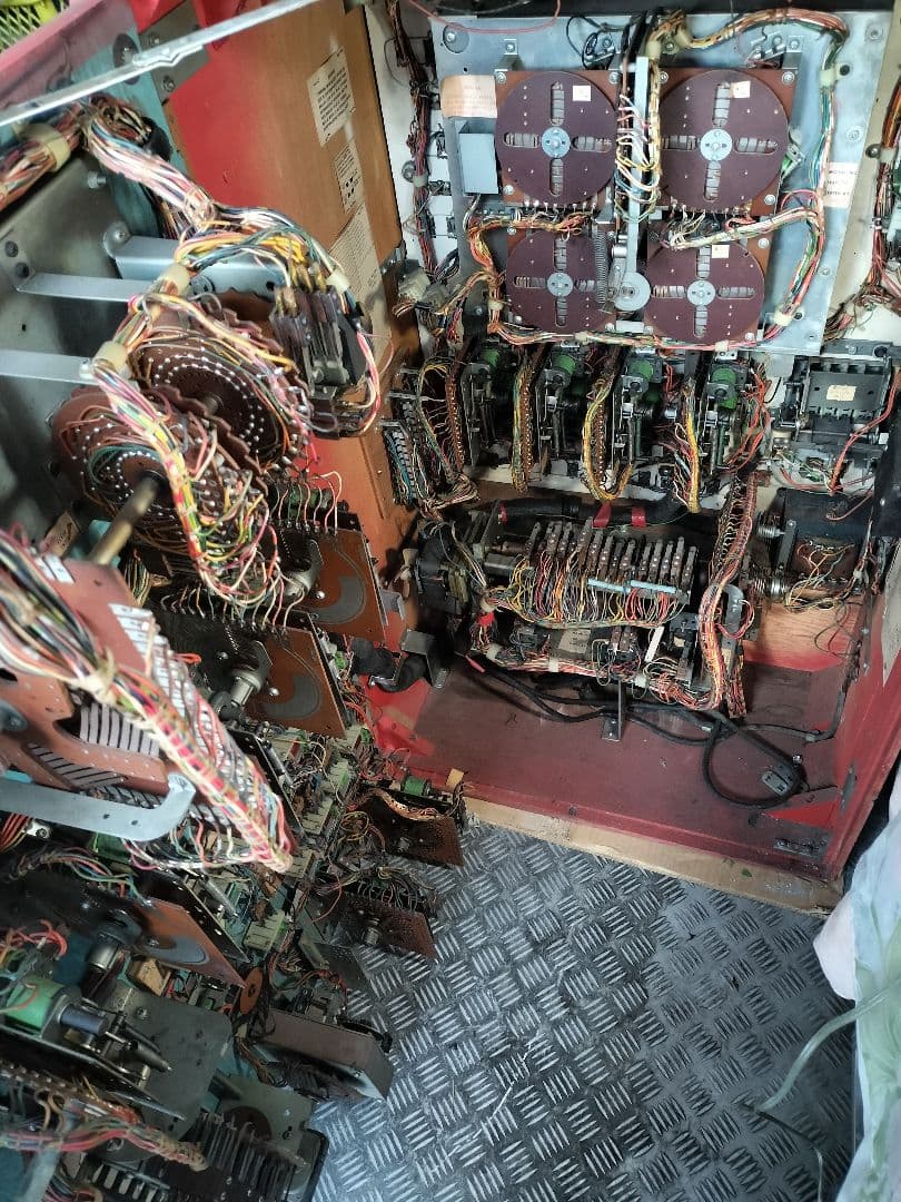 Bally BONANZA ビンゴゲーム ピンボール　ヘッドのみ 部品多数 照明