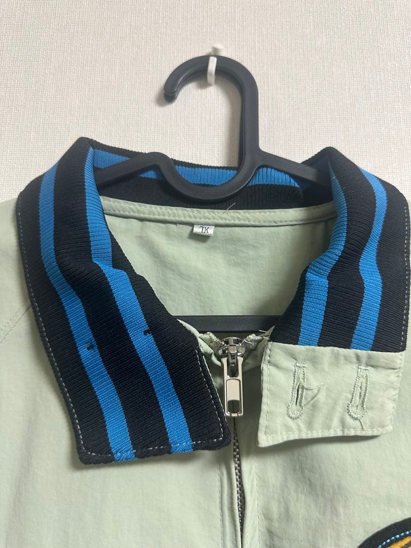 ★★ZTMY★★ テクノプア バーシティー ジャケット ライトグレー XL