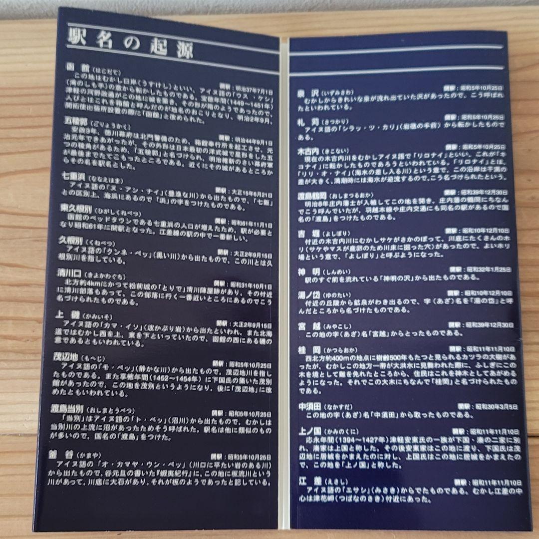 【希少・美品】北海道 江差線 全通60周年記念 硬券入場券セット「還暦」