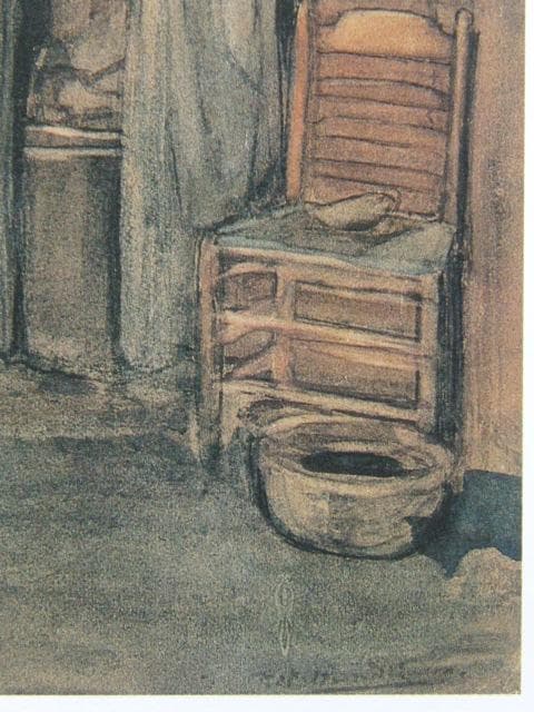 ピート・モンドリアン、『ニステルロードの家の中』、希少な画集より