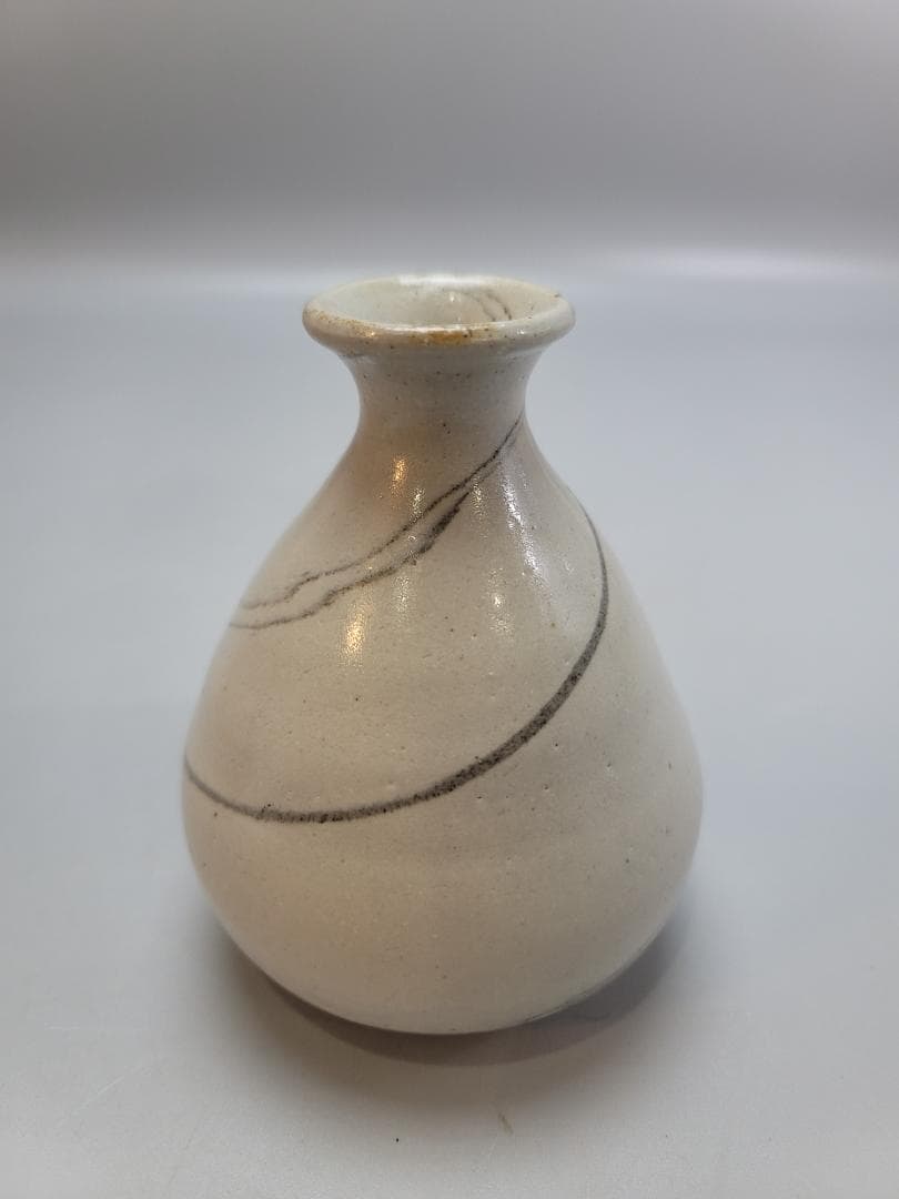 松井康成 作 練上徳利 共箱 美品 人気作家 DT553