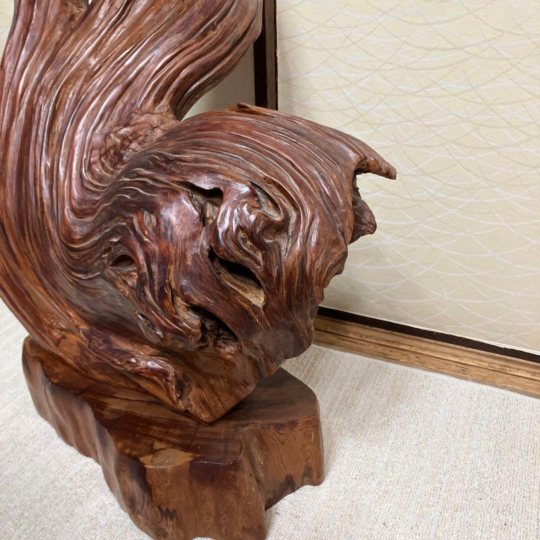 世界遺産　屋久島　屋久杉　有名アーティスト作　オブジェ