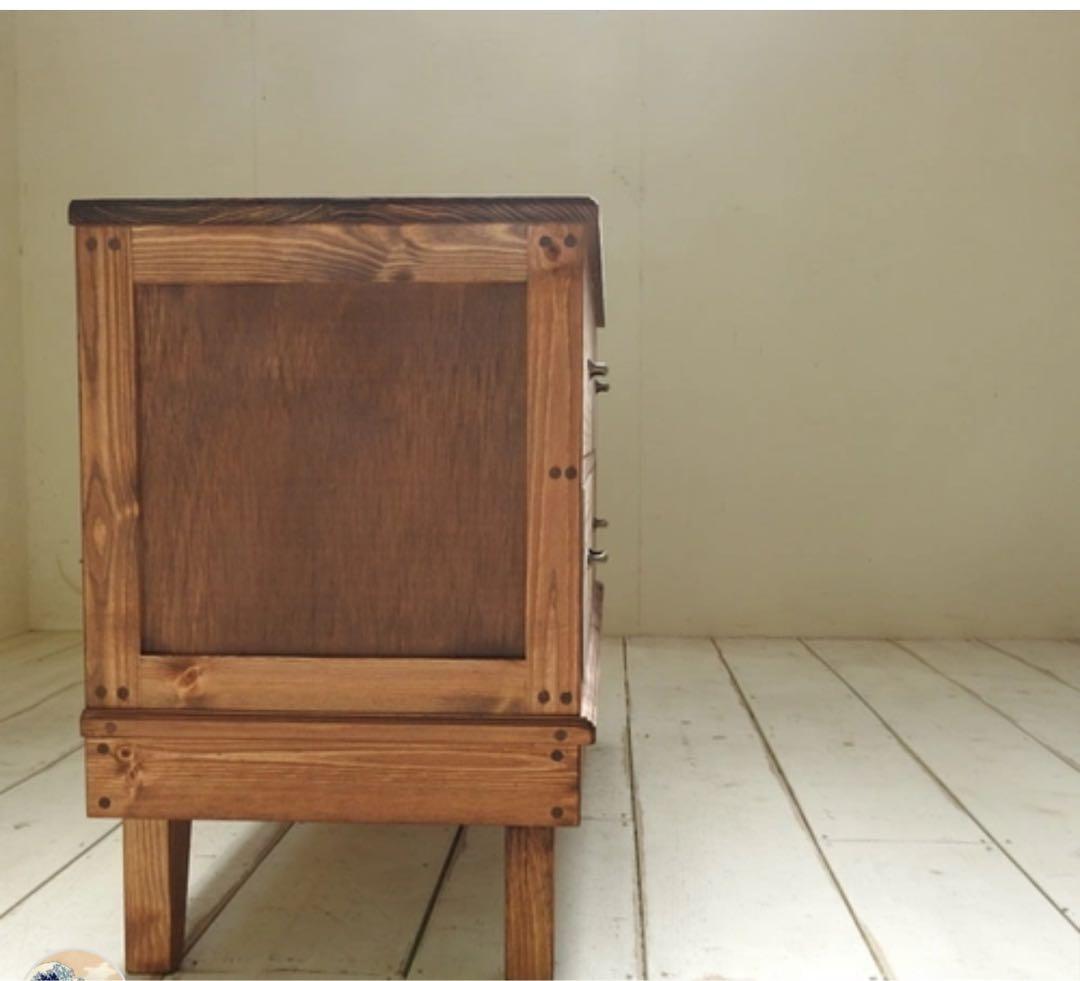 テレビボード　テレビ台　チェスト　4段引き出しチェスト ナチュラルウッド