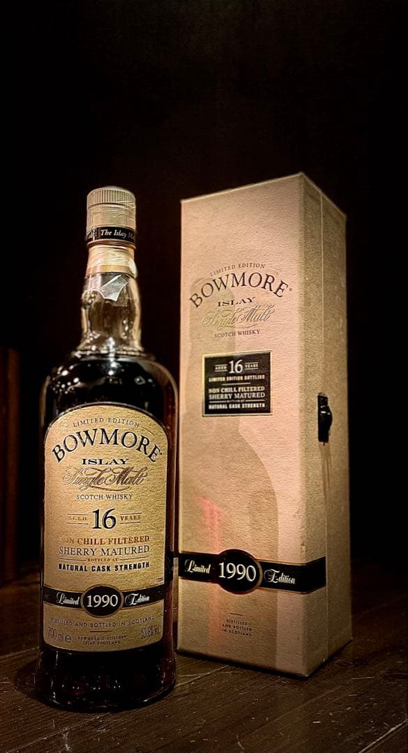 希少　ボウモア 16年 1990 リミテッドエディション シェリーマチュアード