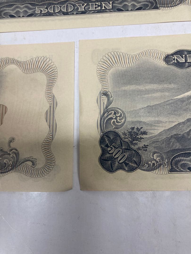 日本銀行発行　岩倉具視　旧紙幣500円札 16枚　ピン札