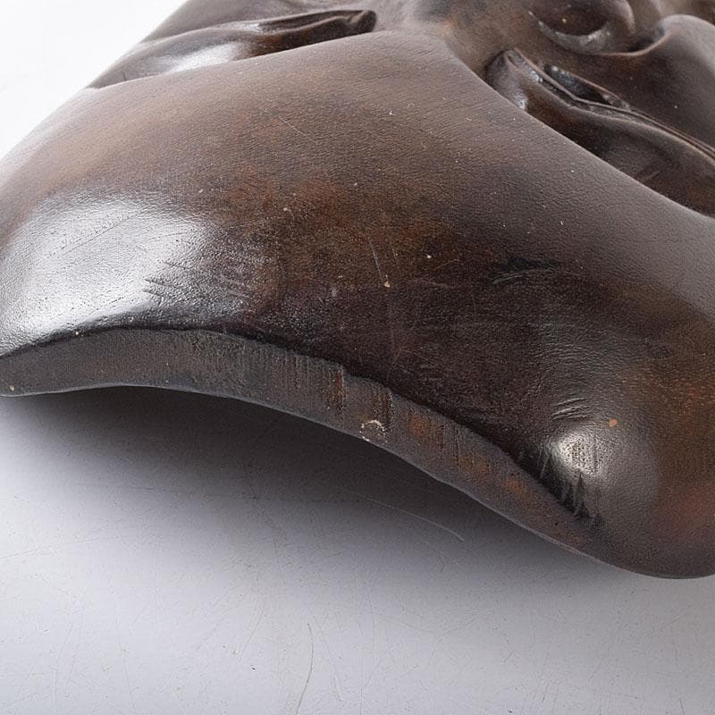 能面　能楽　雅楽　木彫　お面　C　8250