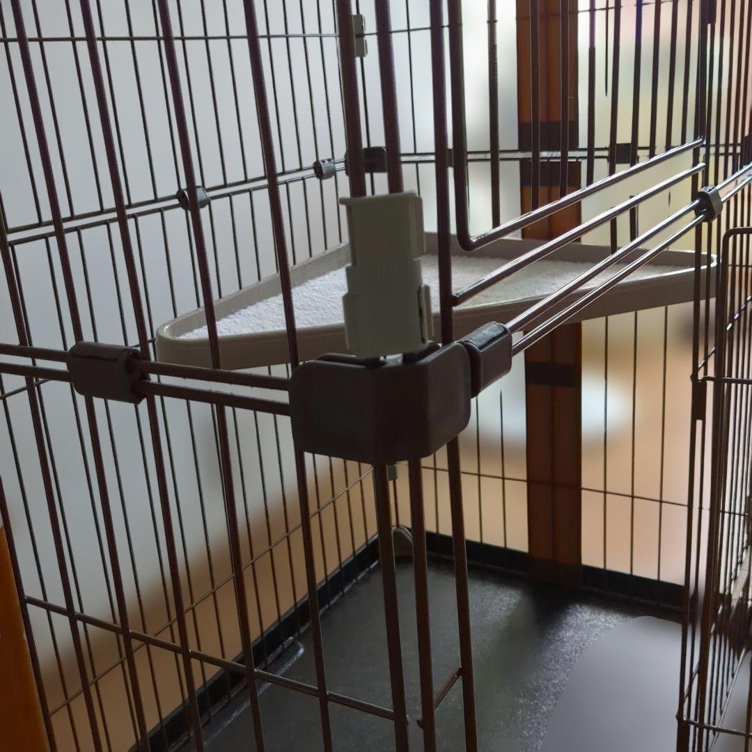 そらら　猫ケージ（キャットケージ）3段タイプ　ボンビアルコン