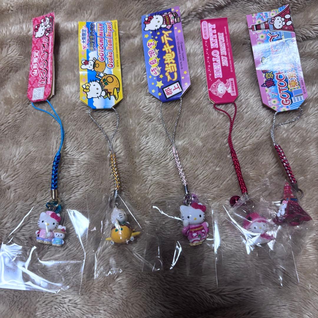 星*奨様 ハローキティ ご当地 根付け ストラップ 50点 まとめ売り