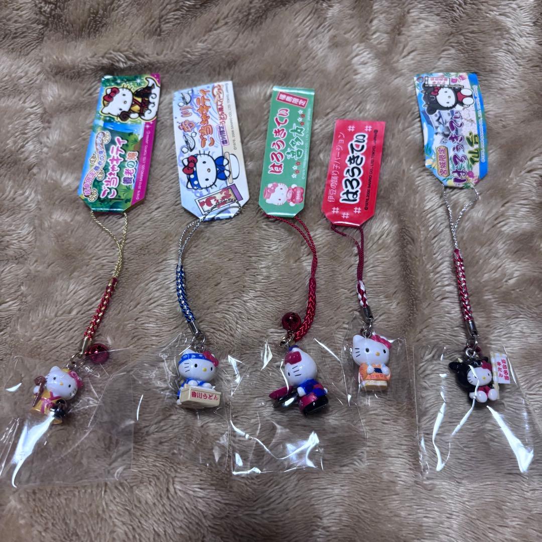 星*奨様 ハローキティ ご当地 根付け ストラップ 50点 まとめ売り