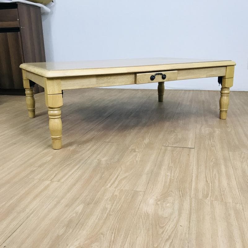 【新品】 レトロで気品のある　折れ脚こたつ120NA　【アウトレット】