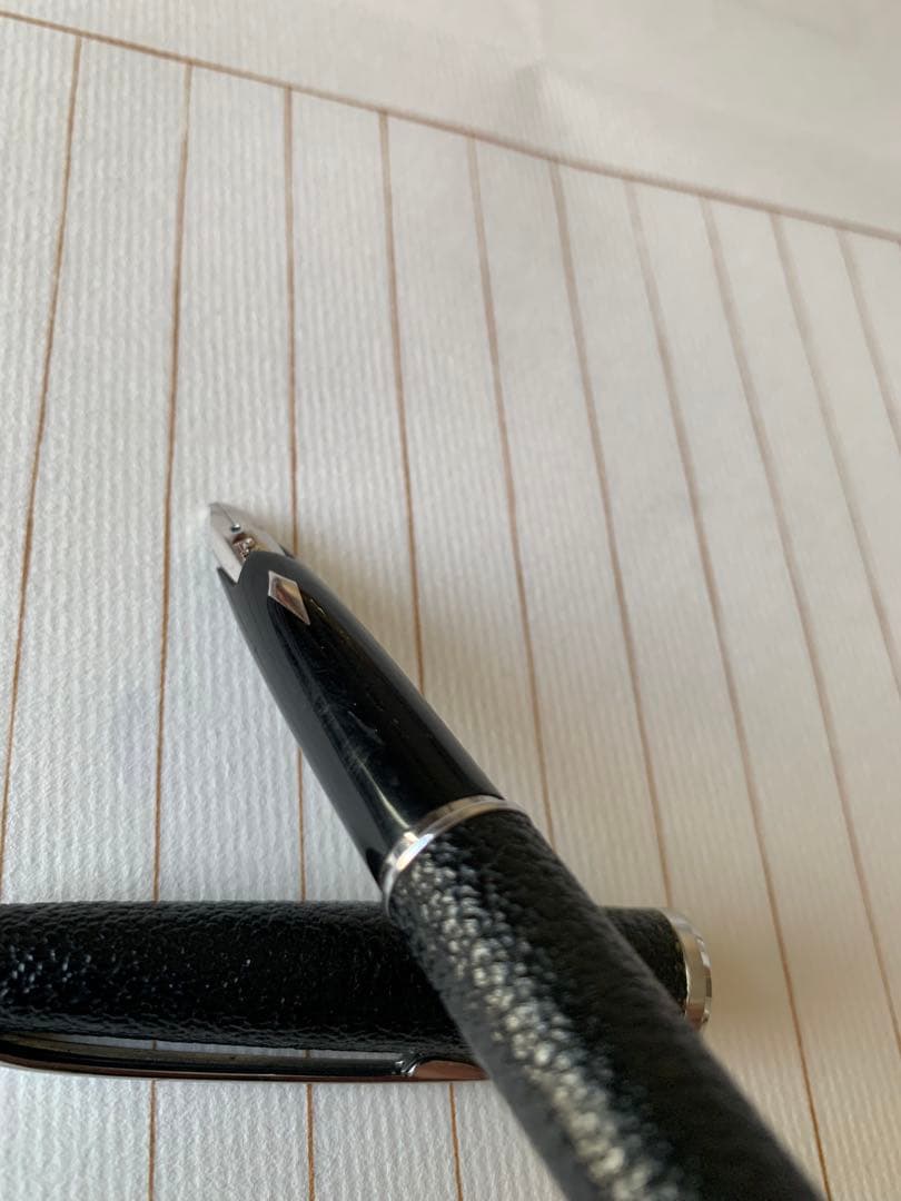 プラチナ PT Alloyペン先 革巻き万年筆