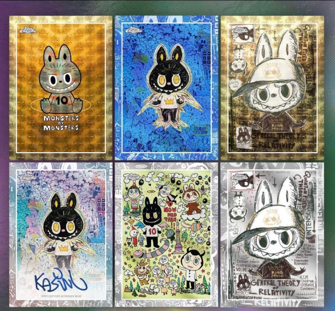 その他 2025 Topps Chrome Labubu 1box