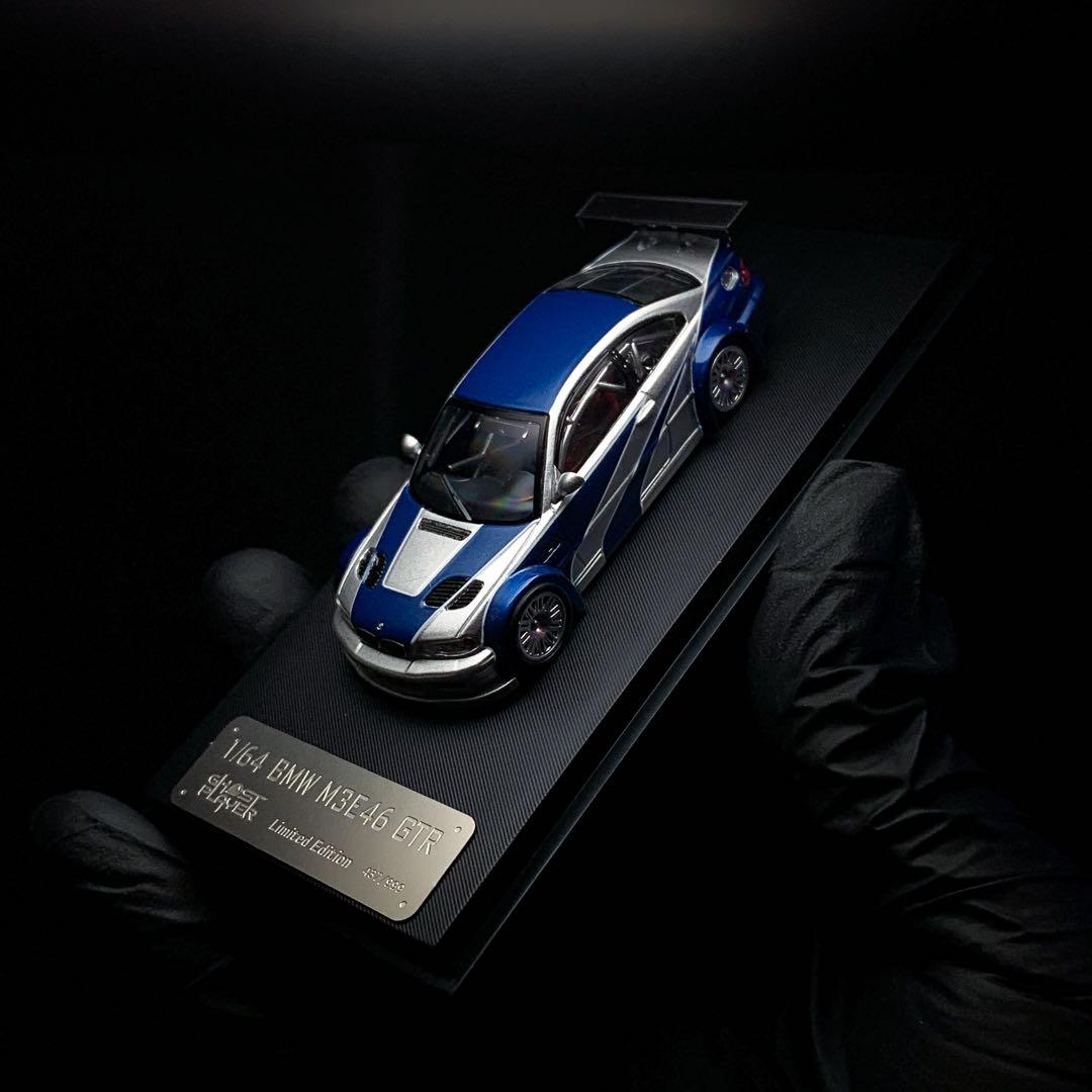 ミニカー 1/64 Ghost Player BMW M3 E46 GTR