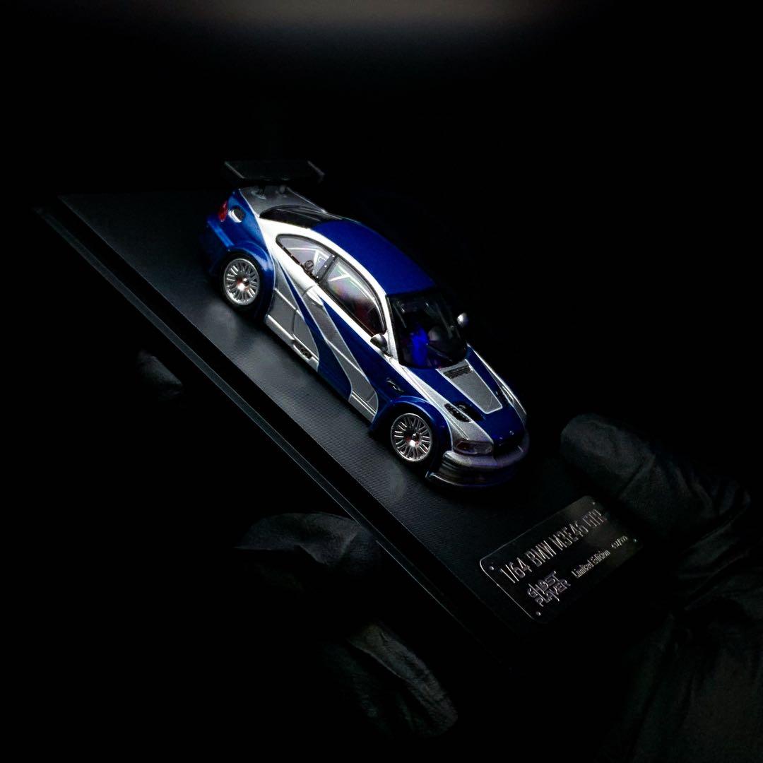 ミニカー 1/64 Ghost Player BMW M3 E46 GTR