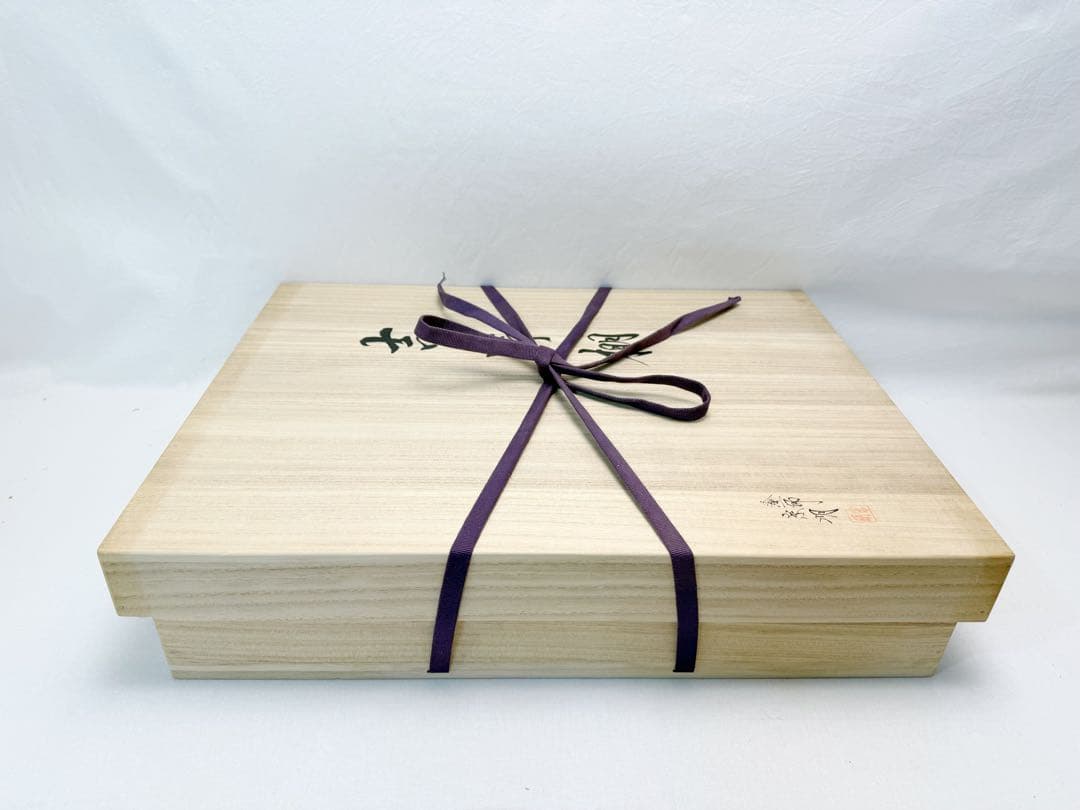 ほぼ未使用 茶道具 塗師 助田宗明造 木製溜塗 吉野棚 圓能斎好写 組み立式共箱