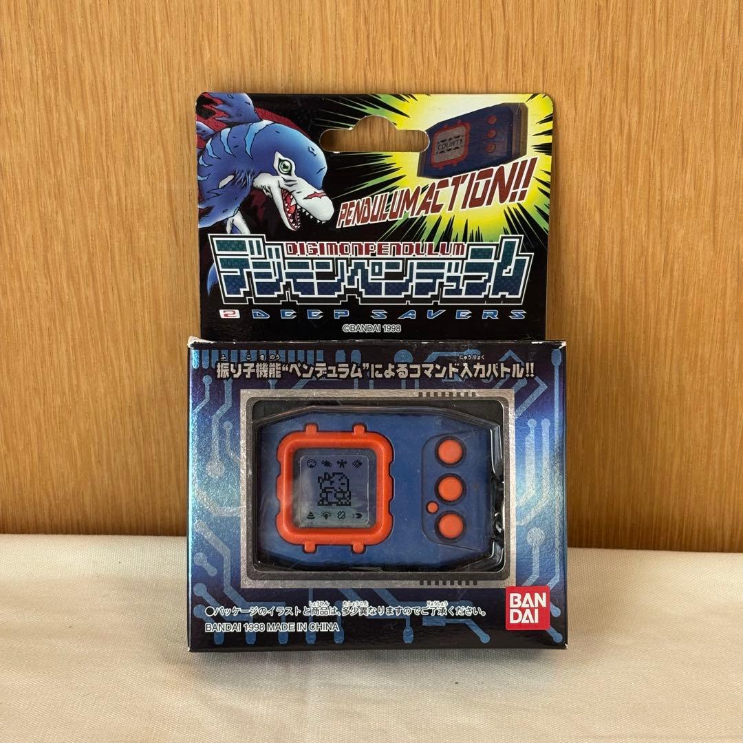 【未使用品】BANDAI デジモンペンデュラム ブルー オレンジ