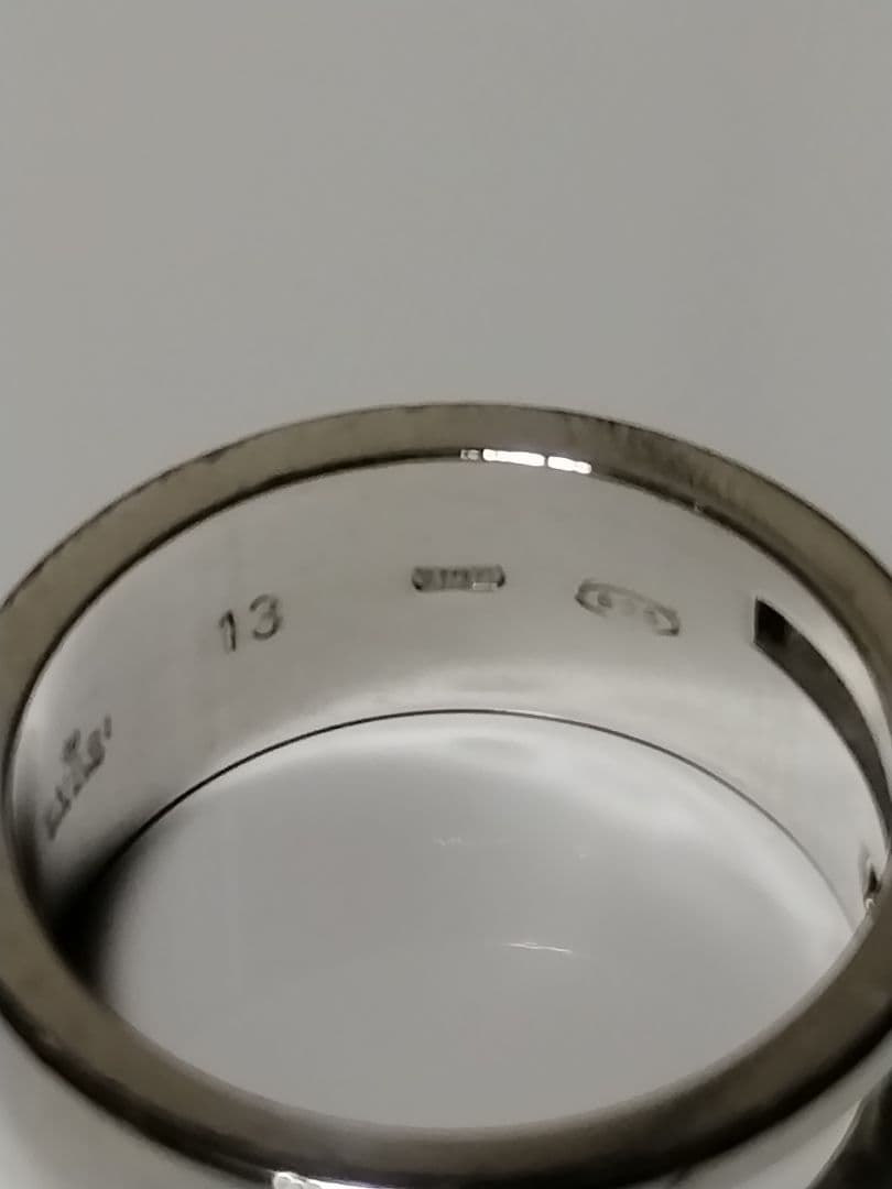 GUCCI ブランデッドGリング 12号（刻印サイズ:13）