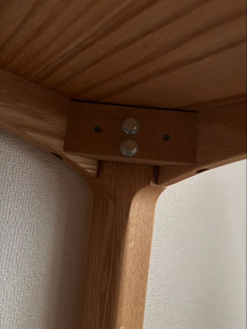 【使用一年】シキファニチア　ダイニングテーブル　150 85美品オーク材オイル