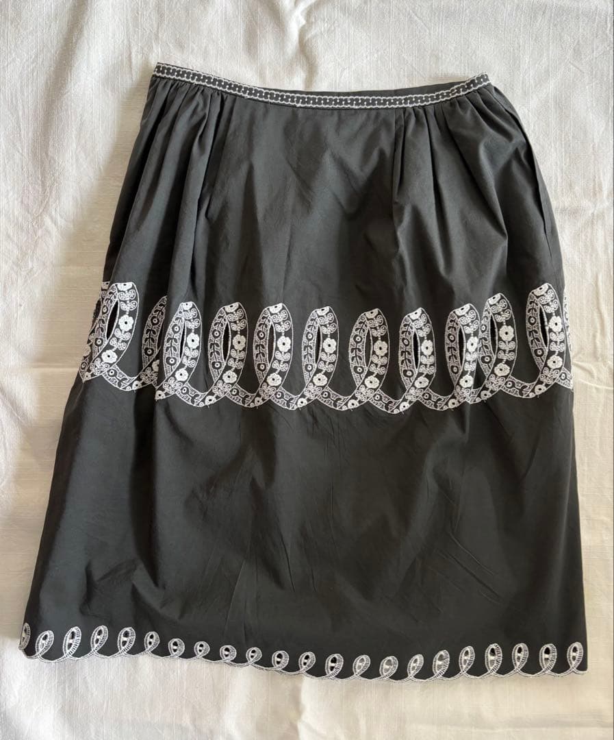 ミナペルホネン／スカート【ribbon】美品